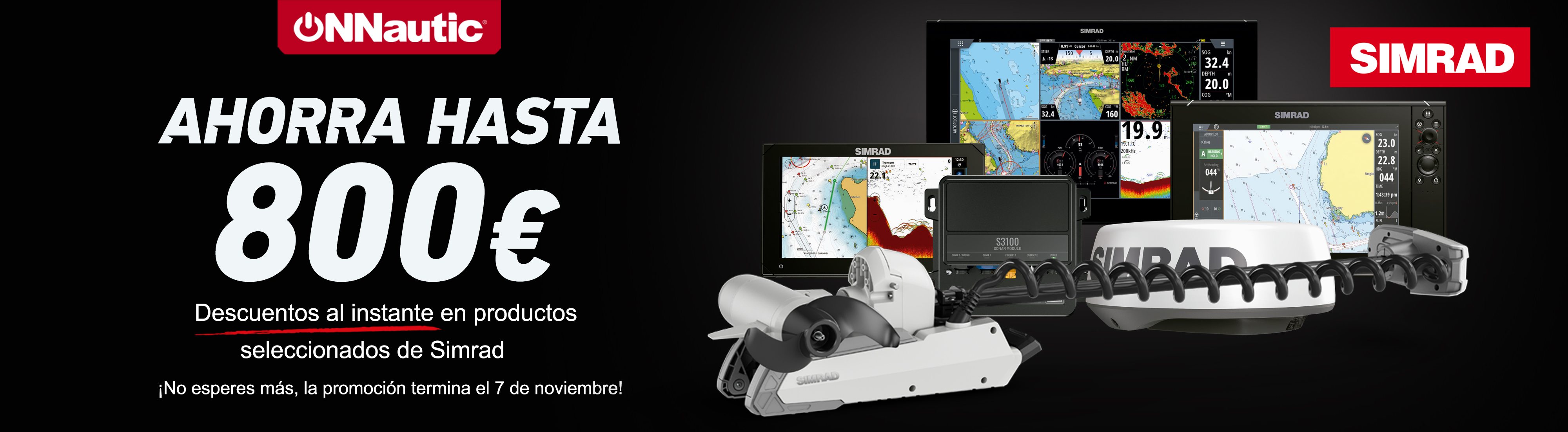 Ahorra en sistemas de pesca Simrad en ONNautic cuando compres productos Lowrance seleccionados. La promoción termina el 7 de noviembre de 2025.